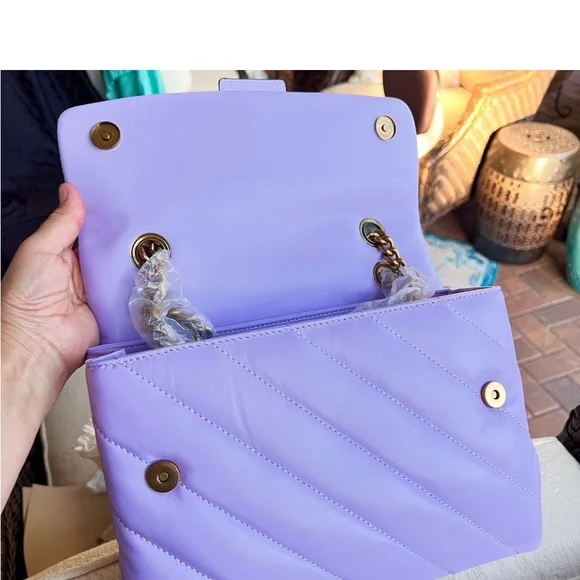 KURT GEIGER SoHo Shoulder Bag  LILAC PURPLE large new with tag - Picture 15 of 17